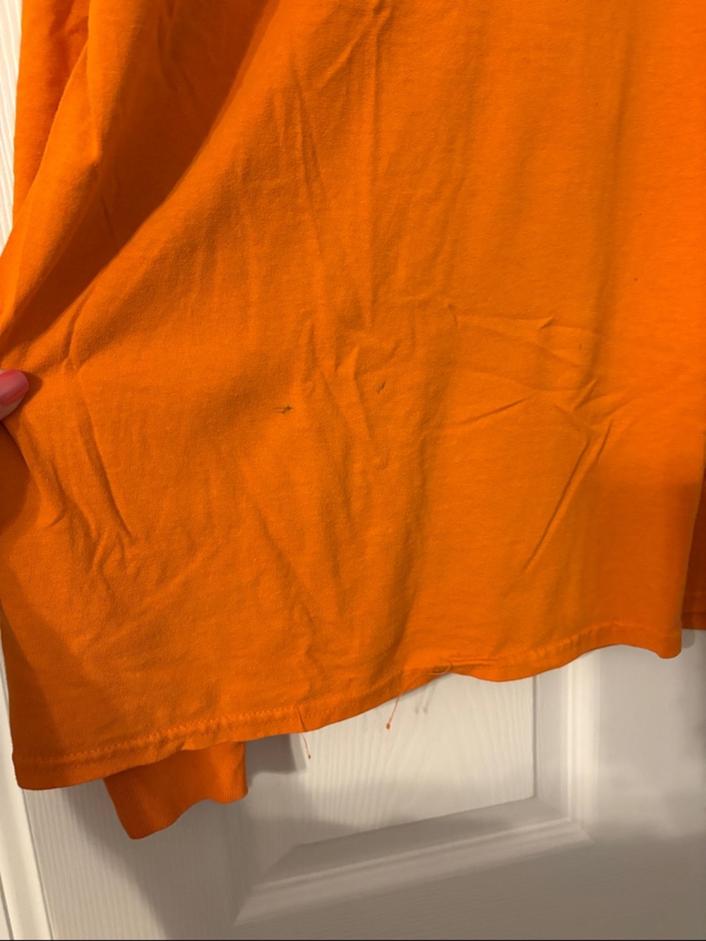 Bloomsburg University Orange Long Sleeve Tee XL - Picture 4 of 5